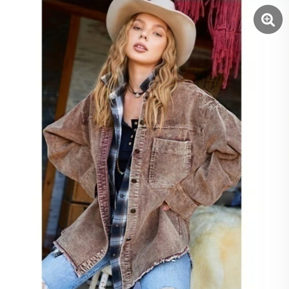 Curduroy Oversized Shacket